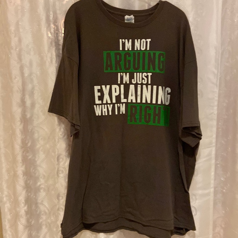 Delta I’m Not Arguing I’m Just Explaining Why I’m Right T-Shirt Adult Size 3XL🔥